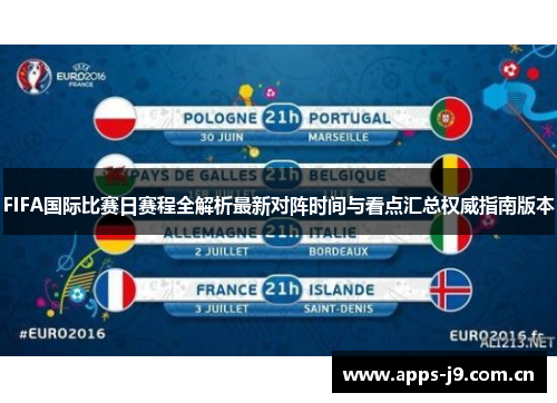 FIFA国际比赛日赛程全解析最新对阵时间与看点汇总权威指南版本 FIFA国际比赛日赛程全解析最新对阵时间与看点汇总权威指南版本